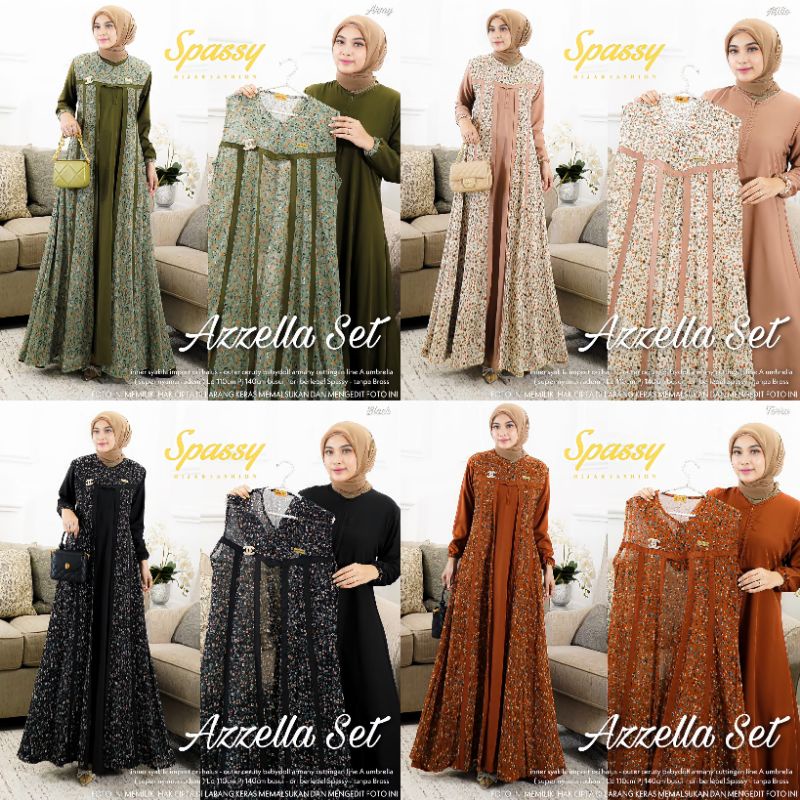 [Ready Stok] AZELLA AZZELLA + Jordan + Angelo 1 2 3 4 5 6 set maxy ori spassy
