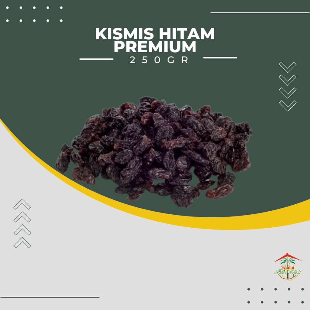 Kismis Hitam Premium 250gr