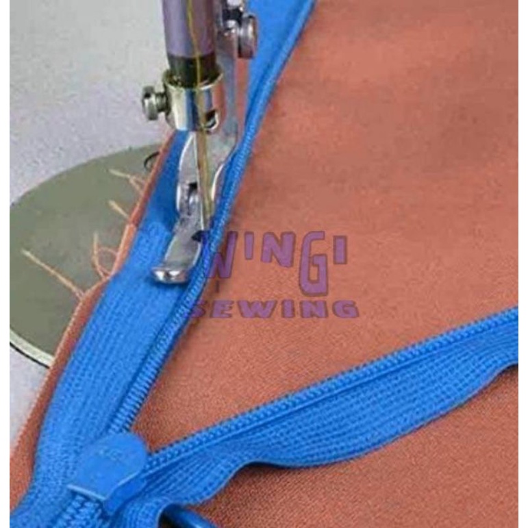 Sepatu Seleting Ritsleting Zipper Besi Mesin Jahit Industri