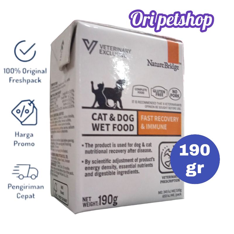 Nature Bride Recovery 190gr Wet Food Cat &amp; Dog