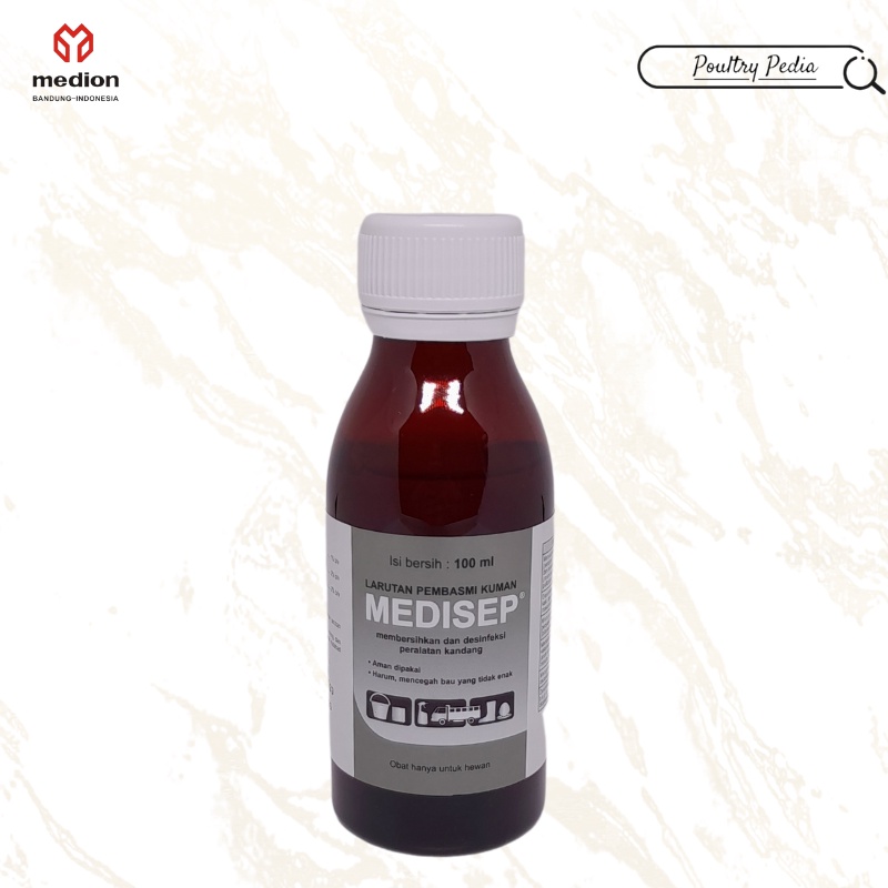 Medisep 100ml Medion Desinfektan Wangi Untuk kandang Ayam