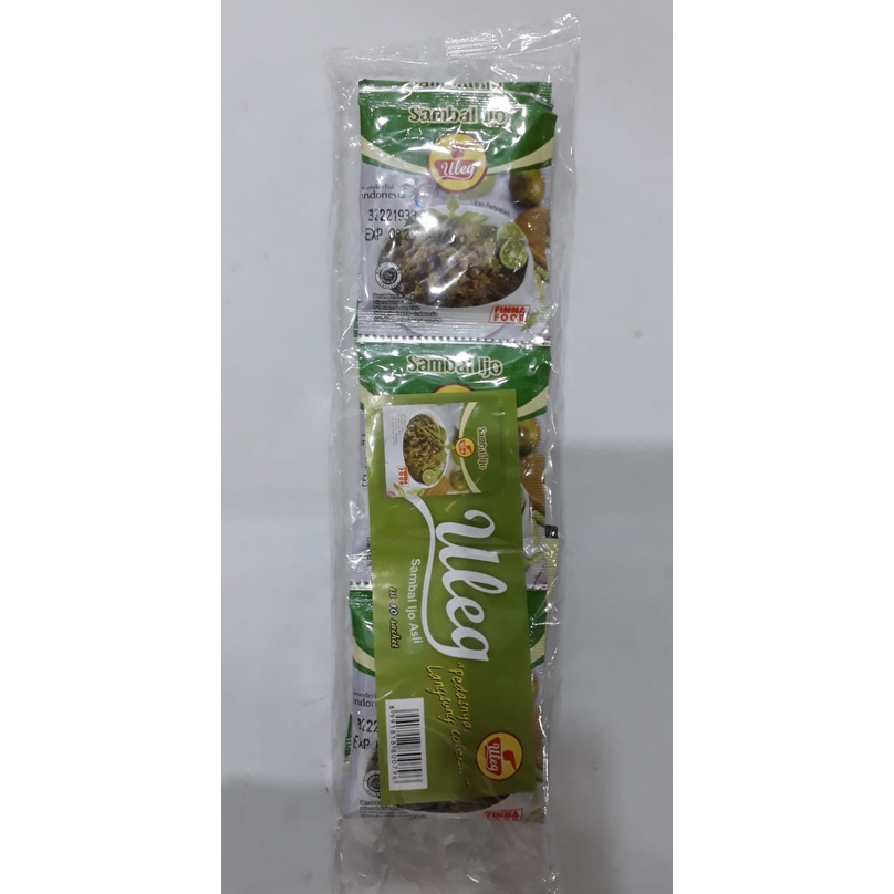 

ULEG SAMBAL IJO 20GR x 10 SACHET