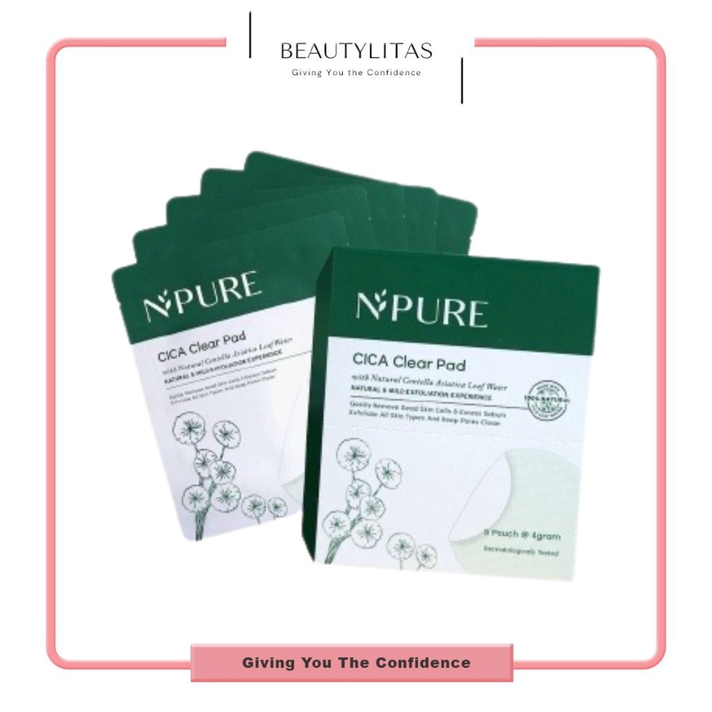 NPURE Cica Clear Pad Sachet (1 Dus isi 5 sachet)