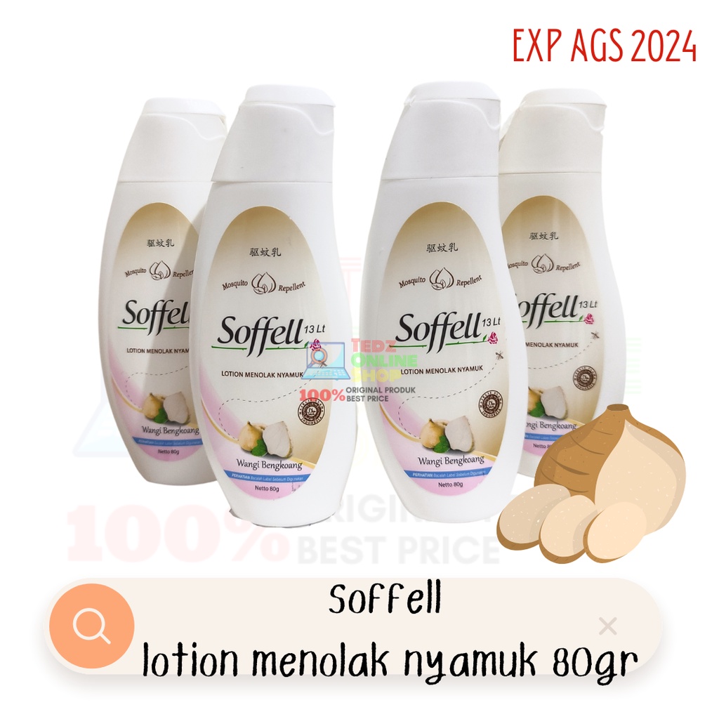 Soffell Lotion Anti Nyamuk Bengkoang 80g