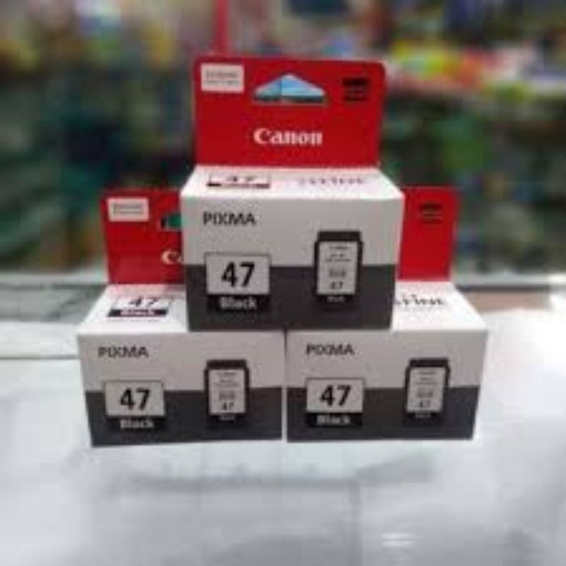 Tinta cartridge canon 47 black Hitam