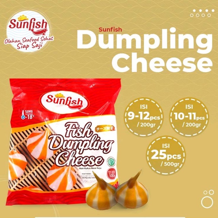 

SUNFISH Fish Dumpling Cheese 500gr - 1 Pack