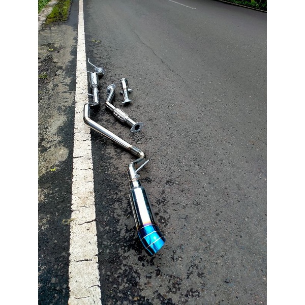 knalpot Toyota traga stenlis