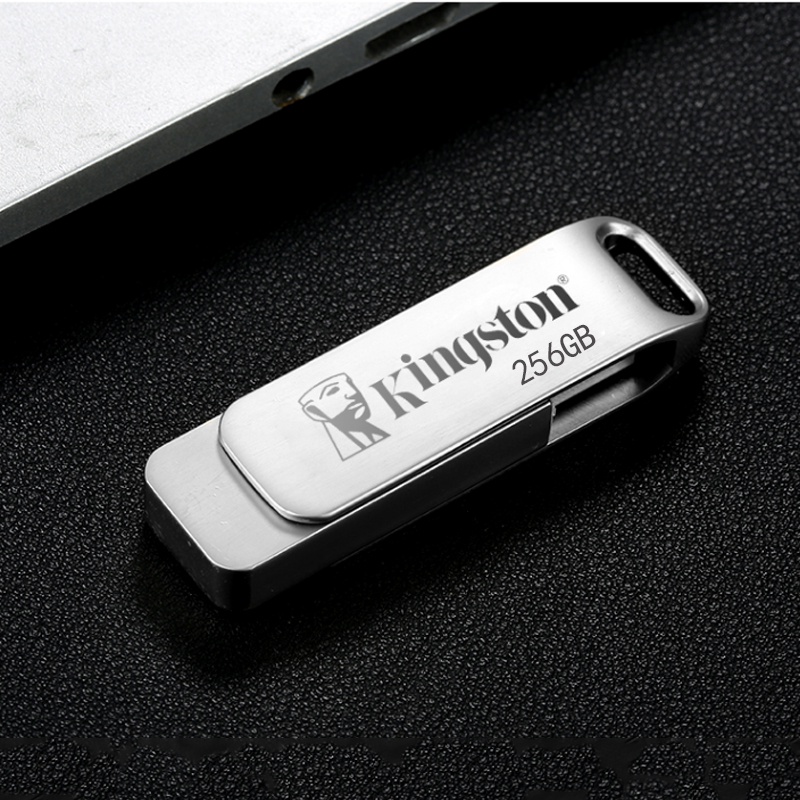 Kingston Metal 360 Derajat°Flash Disk USB 3.0 Kapasitas 8gb 16gb 32gb 64gb 128gb 256gb 512gb 1tb 2tb