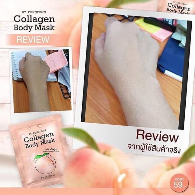 collagen body mask original body lotion whitening pemutih kulit bpom