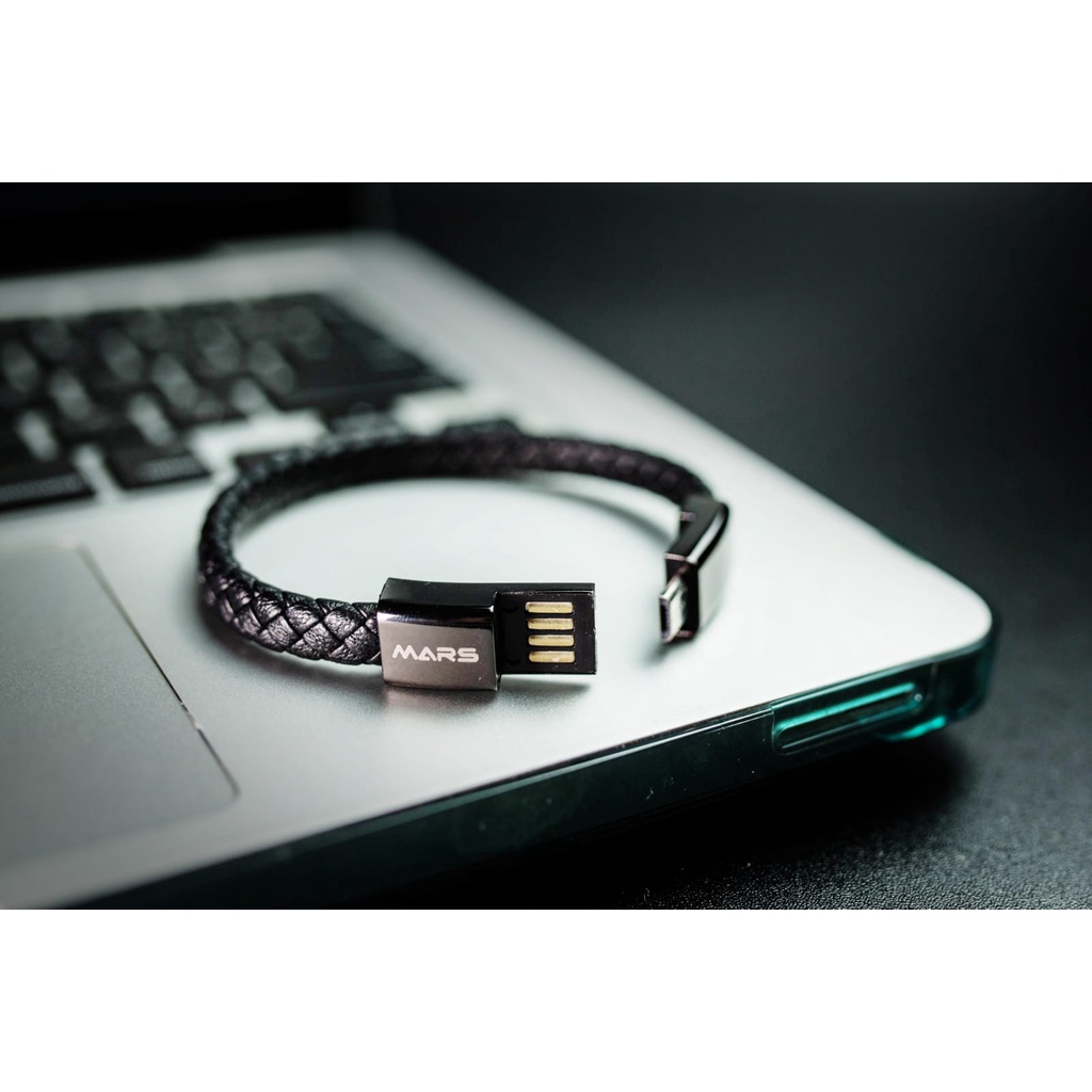 Kabel Data Karet Gelang Gelang Kulit Pria Wanita Type-c Lightning  USB C Micro Usb Fast Charging Fast Charger UniSex