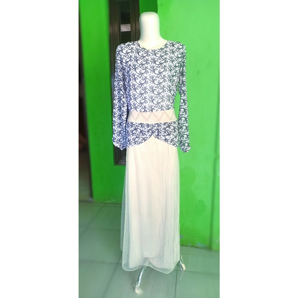PL Gamis kondangan abu