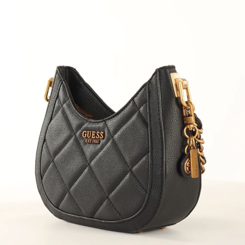 5.5 SALE | GUESSS Abey Quilted Mini Hobo Bag