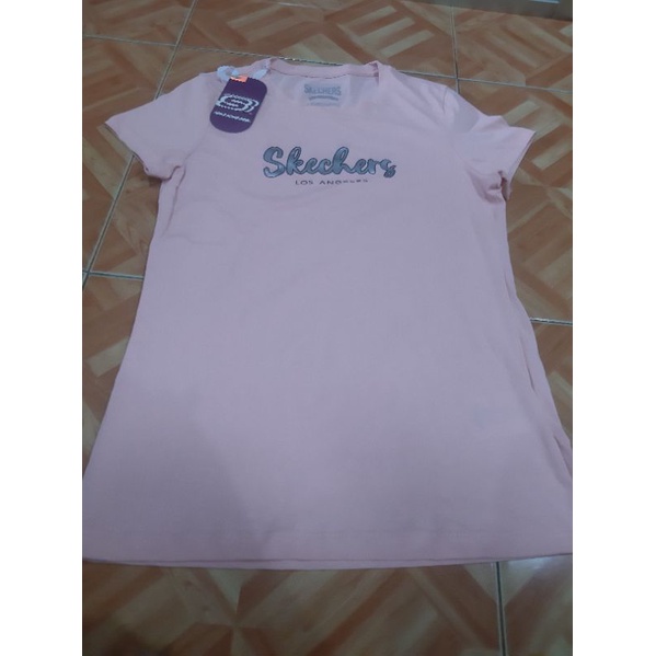 Kaos Skechers Los Angeles Woman Tshirt Pink