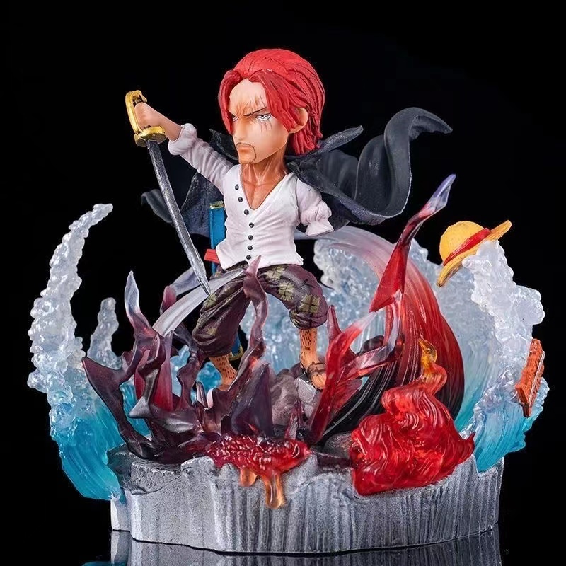 One Piece Figure GK Ver. Luffy Gear 4 Serpent Man VS Katakuri PVC Action Figures Luffy Shanks Sakazuki Borsalino Toy