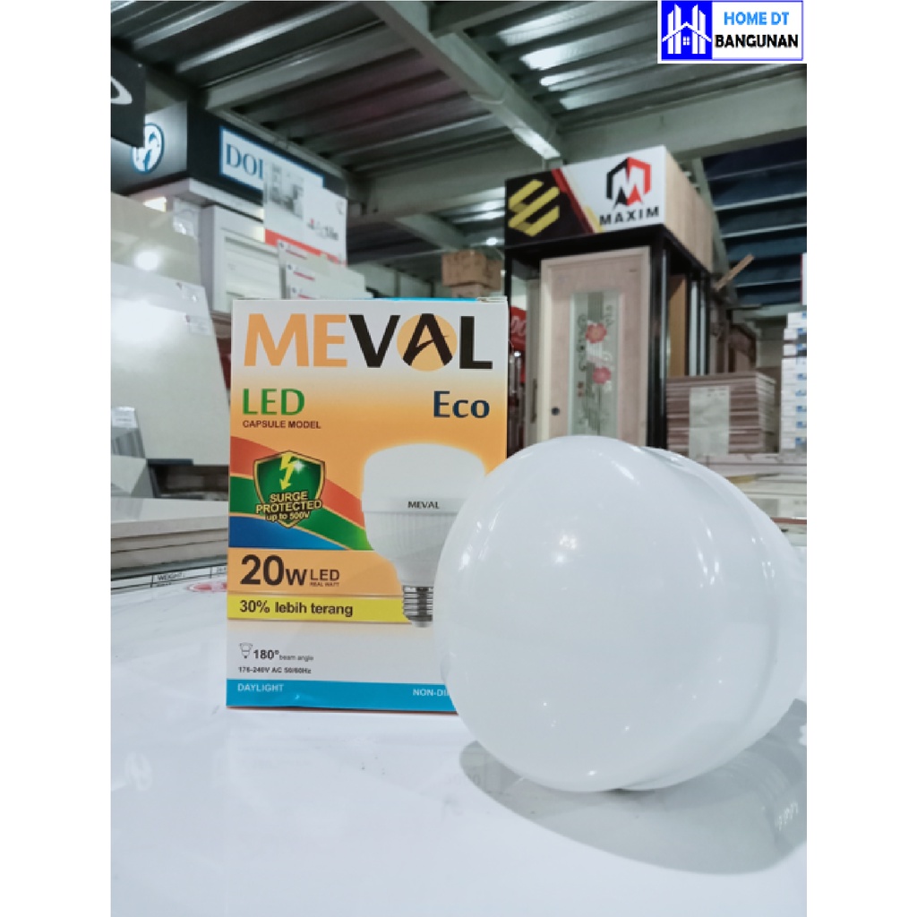 Jual Lampu Led Capsule Meval Eco 20W Warna Cahaya: Cool Daylight 6500K ...