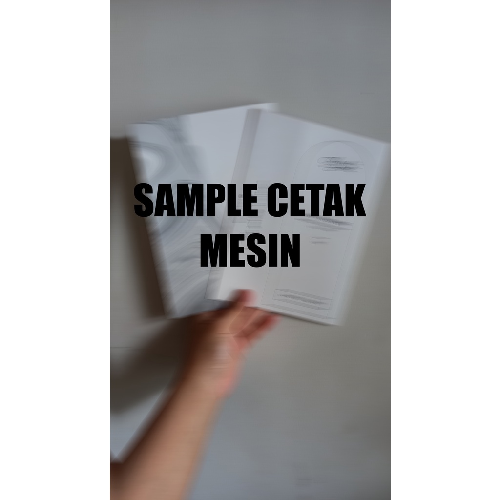 

[3pcs] Sample Cetak Mesin bukan custom