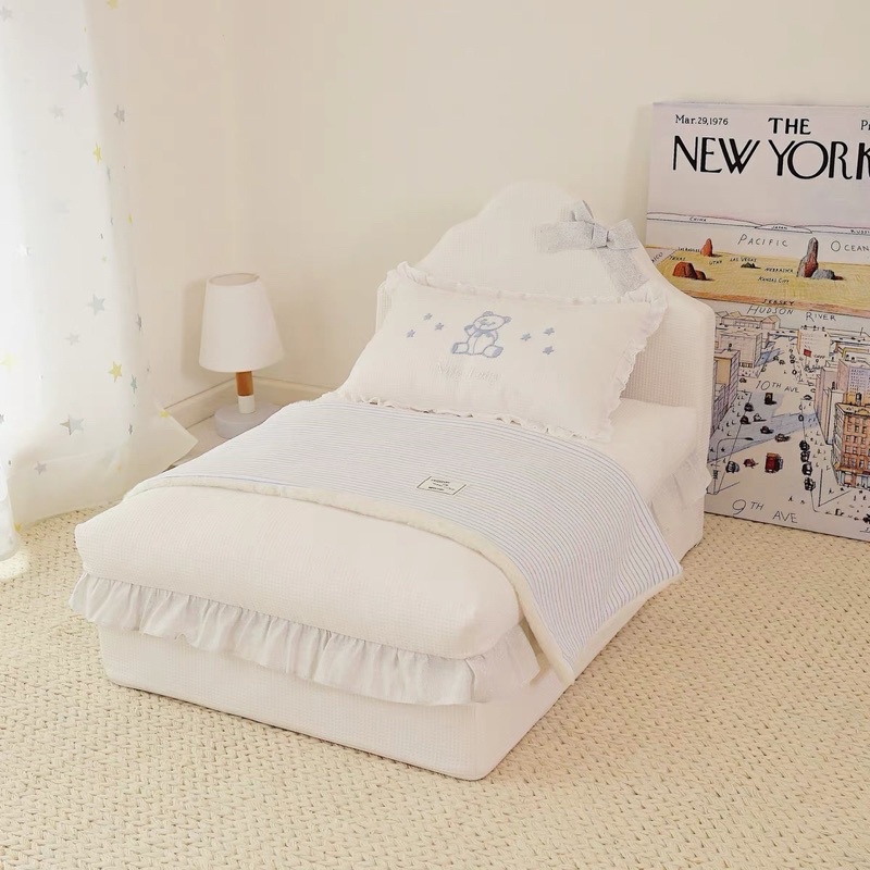 Nifty fairy premium korea luxury spring bed with pillow and blanket