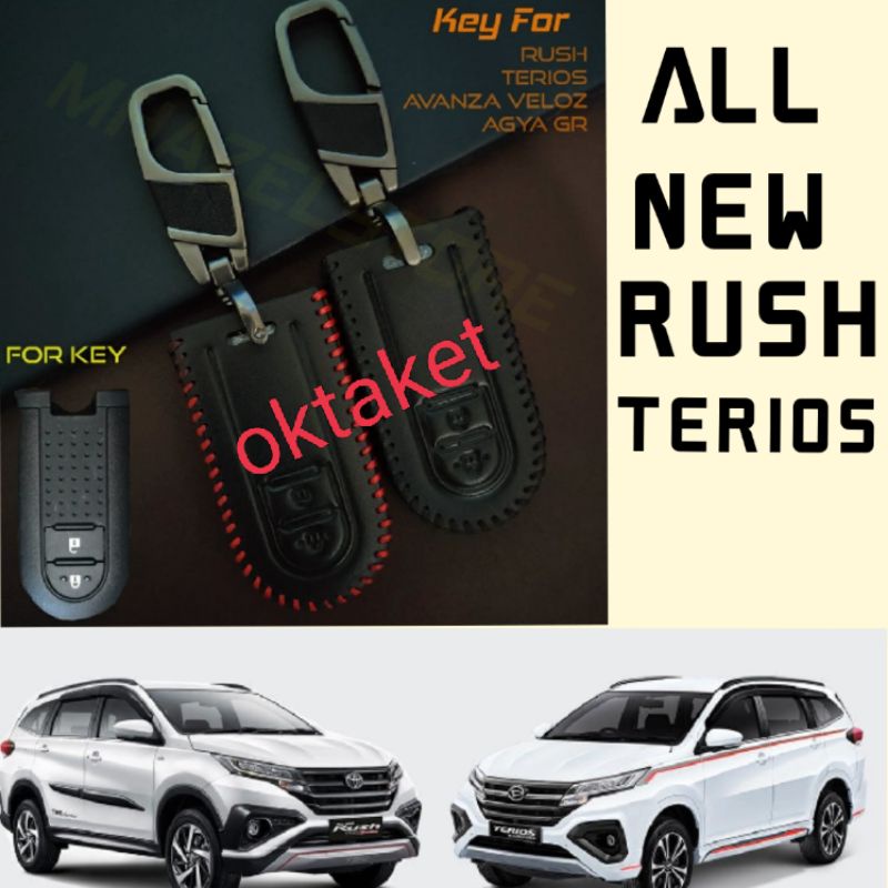 casing kunci kulit Toyota All new Rush Terios 2018-2022 gr sport