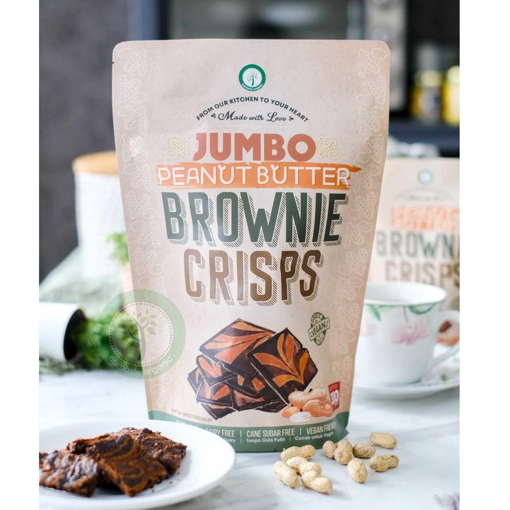 

TERBAIK BROWNIE CRISPS JUMBO - VEGAN PEANUT BUTTER 300GR 81 モ
