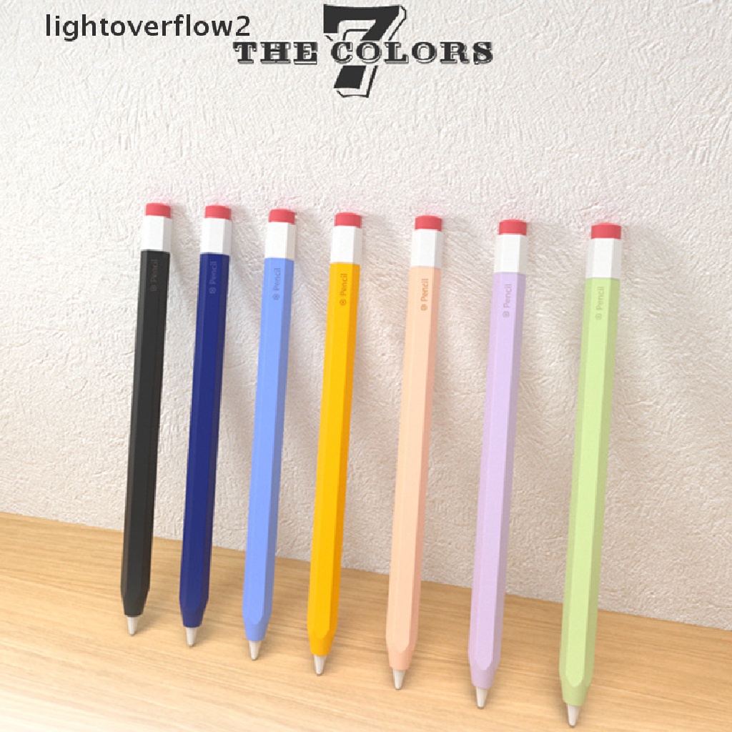 (lightoverflow2) Casing Silikon Apple Pencil 1st &amp; 2nd Generation (ID)