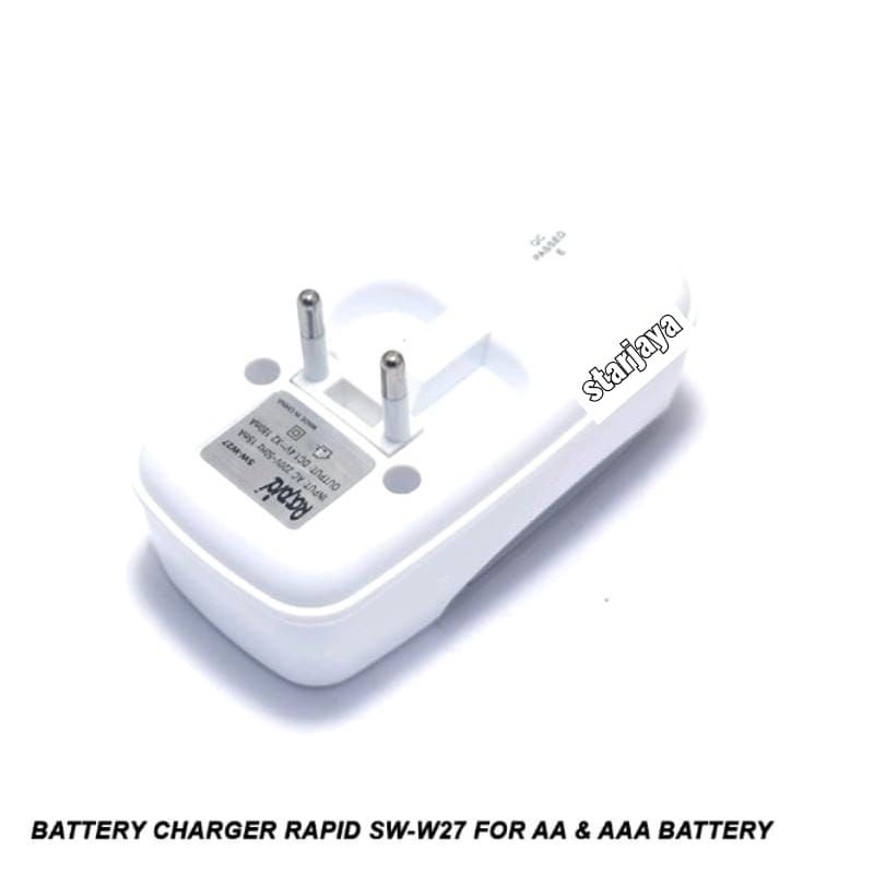 CHARGER BATTERY MERK RAPID SW-W27 FOR AA &amp; AAA BATTERY