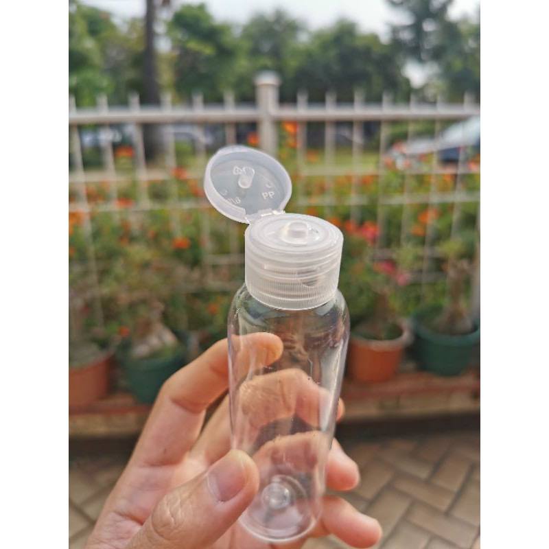 BOTOL KOSONG PET FLIPTOP 30ML DAN 100ML
