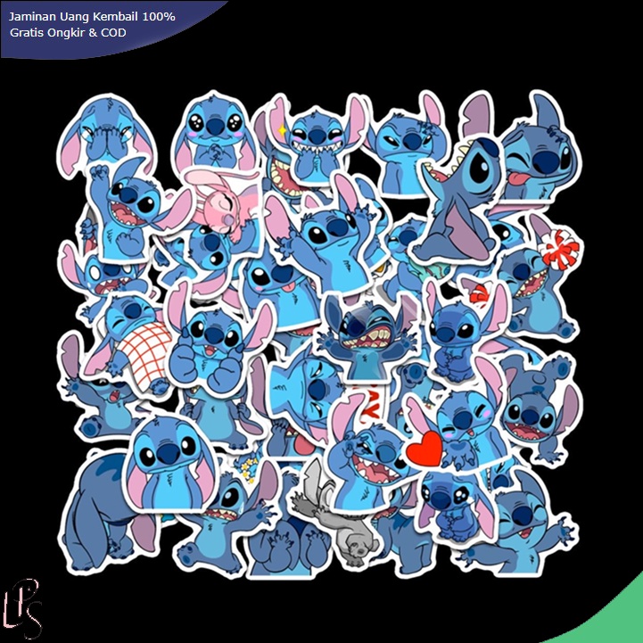 

50 PCS STIKER STITCH LUCU CUTE STICKER BISA DITEMPEL MANA AJA CASE CASING HP LAPTOP TABLET ST087