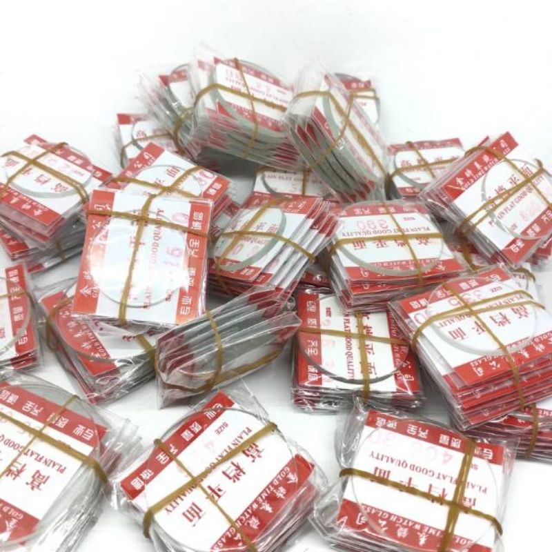 Kaca jam tangan bening datar Ketebalan 3MM