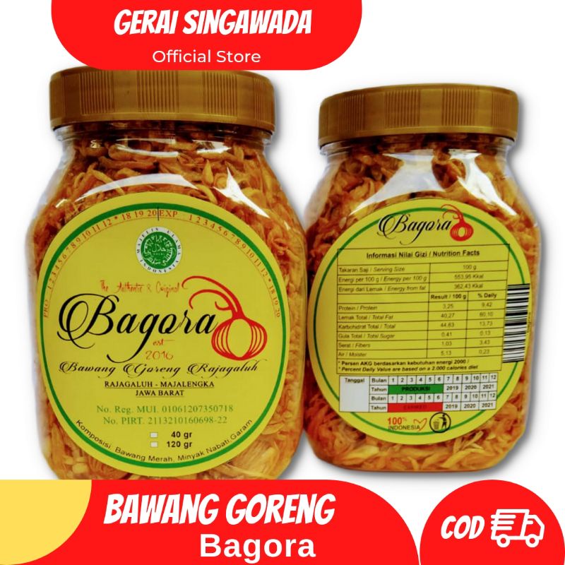 

Bagora Bawang Goreng Sumenep Asli 120gr