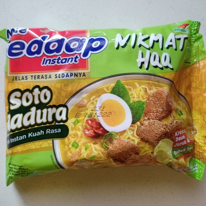 

TERLARIS mie sedaap soto Madura 82 gr