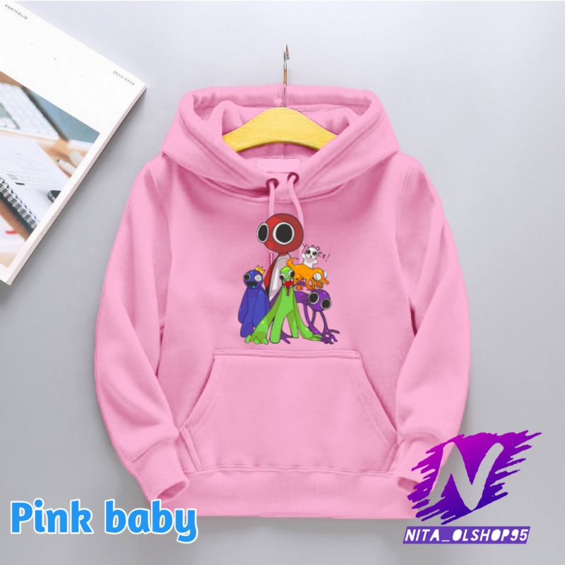 rainbow friends terbaru hoodie anak rainbow friends