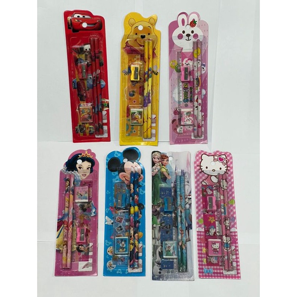 

oren - alat tulis Mini stationery 5IN1termurah