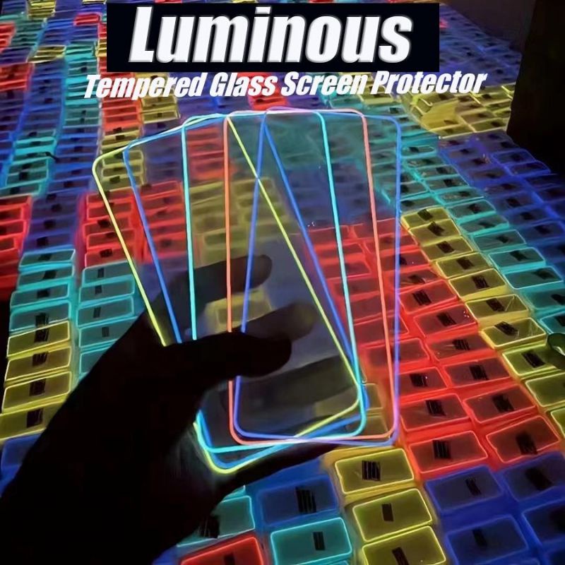 Tempered Glass Neon Glow In The Dark Luminous TG OPPO RENO 2/2F/3/3 PRO/4/4F/5 4G 5G/5F/6 4G 5G/7 4G 5G/7Z 5G/7 LITE/8 4G 5G/8T 4G/8Z 5G