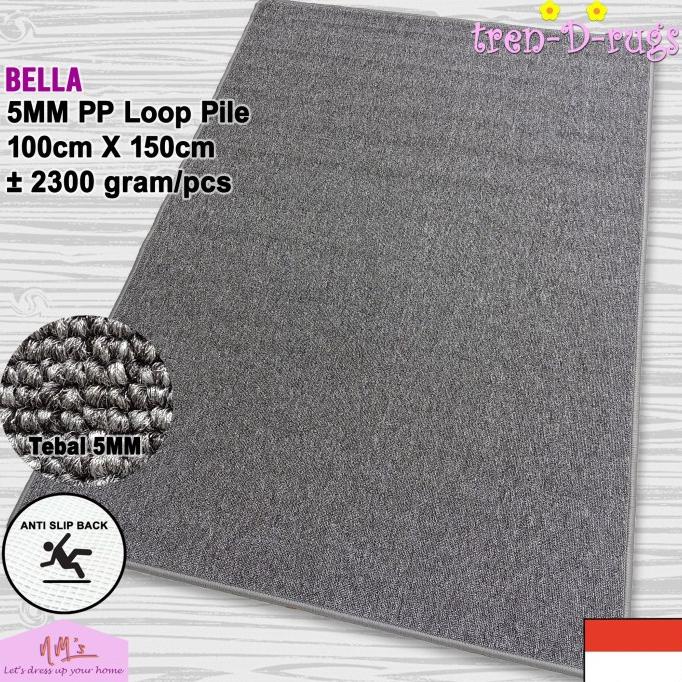 Karpet polos permadani lantai ruang tamu kamar anti slip minimalis