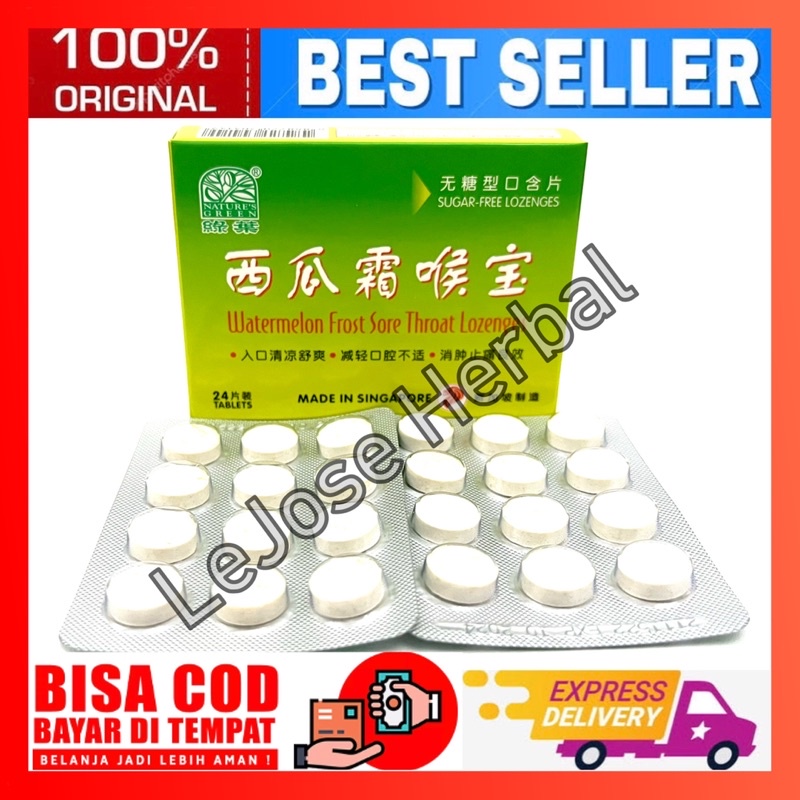 WATERMELON FROST SORE THROAT LOZENGES SINGAPORE