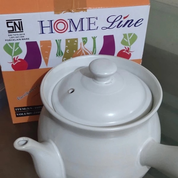 Teko Panci Keramik Masak Obat Herbal Tradisional Dari Tanah Liat