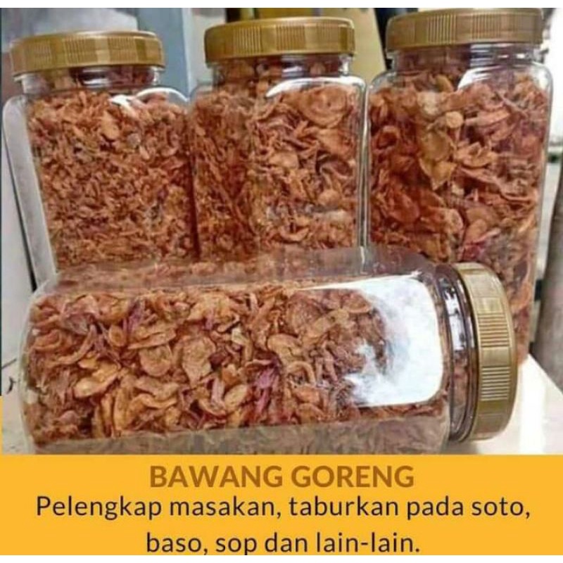 

BAWANG GORENG BREBES ORIGINAL RENYAH CRISPY / Bawang Goreng Asli dan Halal / Bawang Goreng Original