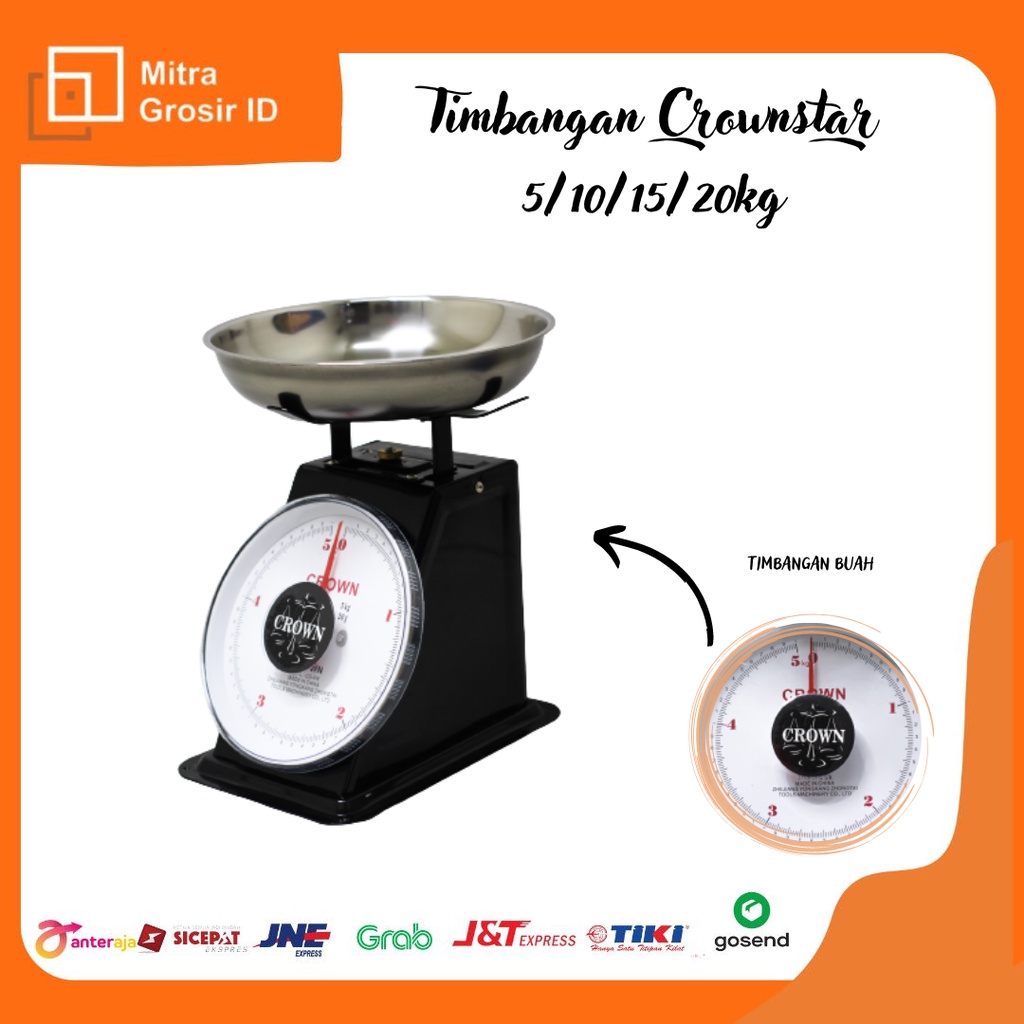 TIMBANGAN CROWNSTAR 5/10/15/20KG