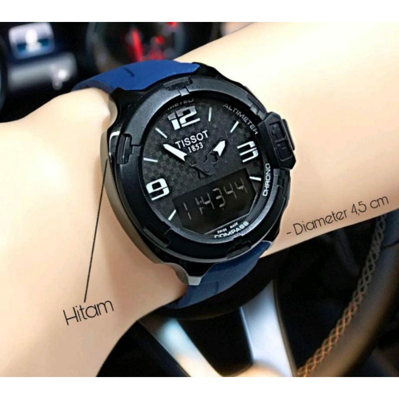 Terviral!!! Jam Tangan Tist Outdoor Mantul Jam Tangan Dualtime Water Resistant