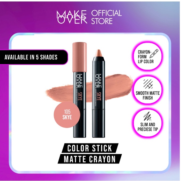 MAKE OVER Color Stick Matte Crayon 2,6GR