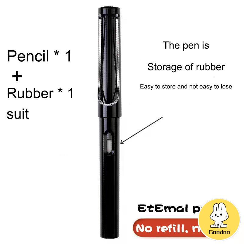 (COD)Eternal Pensil / Pensil Eternal Abadi Tak Bisa Habis / Pensil tanpa rautan untuk Sekolah/Pensil Eternal -Doo