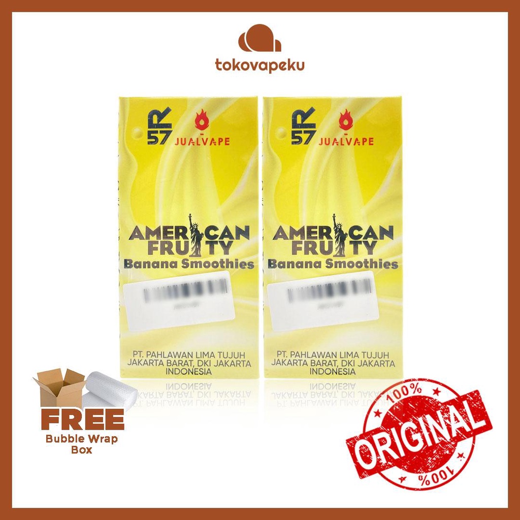 AMERICAN FRUITY BANANA SMOOTHIES 60ML AMERICAN FRUITY by R57 X JVP