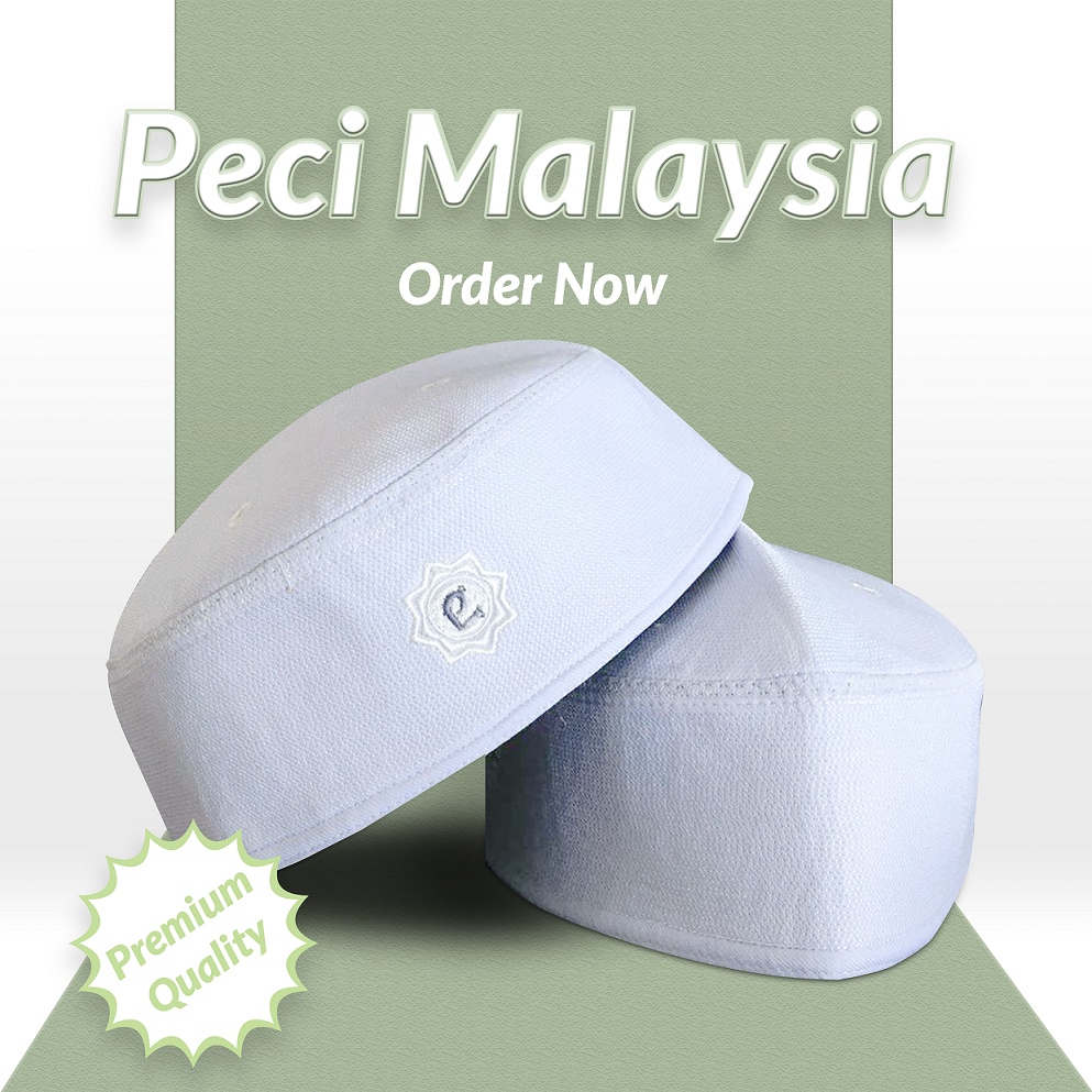 President - Peci Malaysia Original President Songkok Haji Putih Model Peci Putih Songkok Malaysia