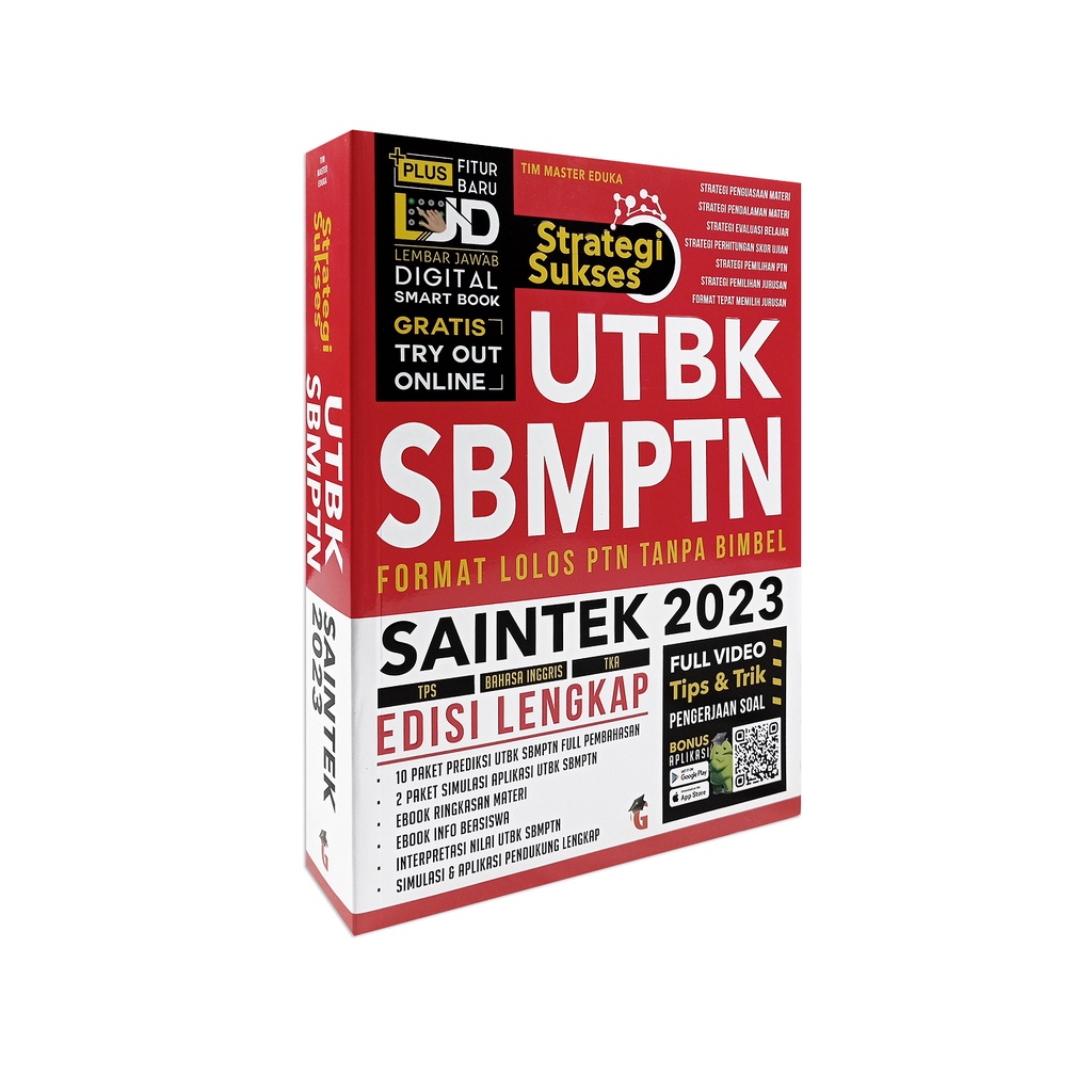 BUKU UTBK SBMPTN SAINTEK 2023 - BUKU UTBK SAINTEK - STRATEGI SUKSES UTBK SBMPTN SAINTEK 2023