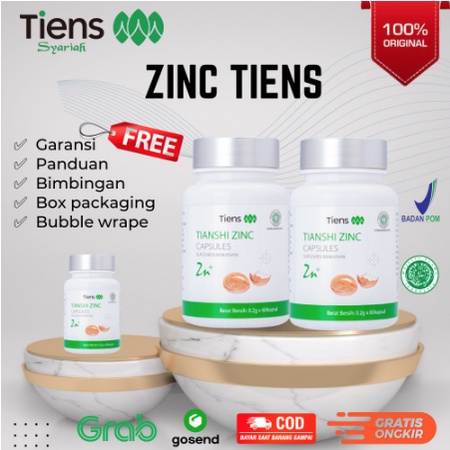Tianshi Zinc Zink Tiens Tiansi Tianzhi Capsule Capsules Kapsul Isi 60 Original Thiansi Tiensi Thiens