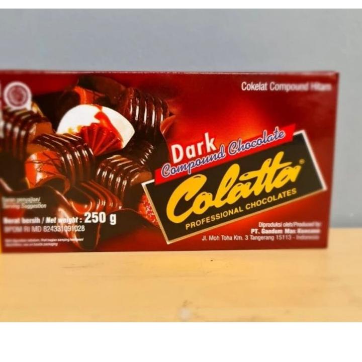 

Garansi Terbaik--Colatta Dark Chocolate Compound 250 Gr