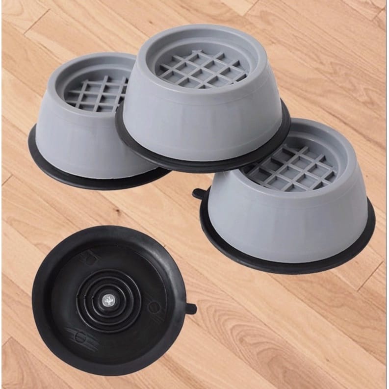 PROMO!!! Tatakan Alas Pelindung Kaki Meja Kursi Kulkas Mesin Cuci Anti Slip Dan Getar ELASTIS DAN SIMPEL