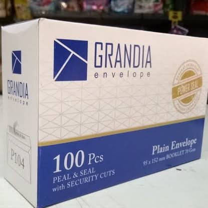 

Limited Amplop Grandia Isi 100 Lembar Surat Amplop Kondangan No.104 Kecil Murah
