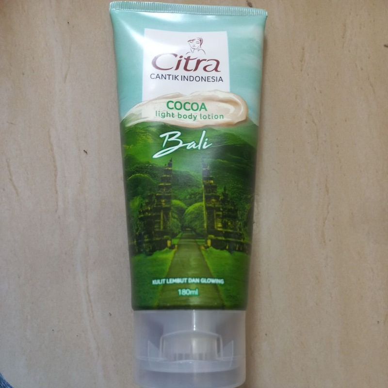 citra cocoa light body lation bali 180ml