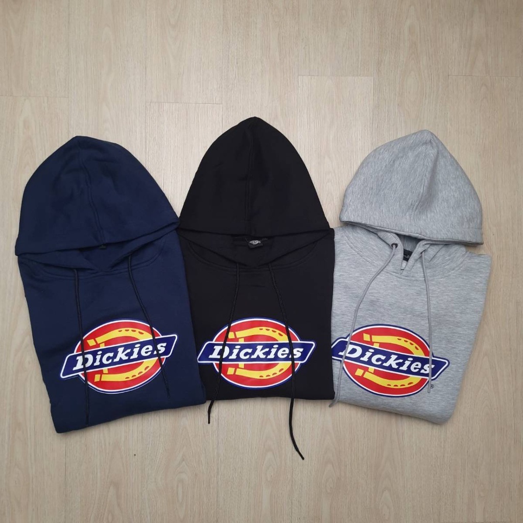 Hoodie Sweater Dickies Fleece Katun Tebal Sweater Hoodie Dickies Full Tag &amp; Label Suiter Switer Sweter